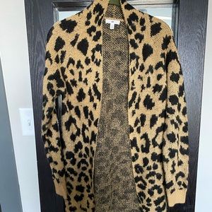 BP Nordstrom Leopard Cardigan